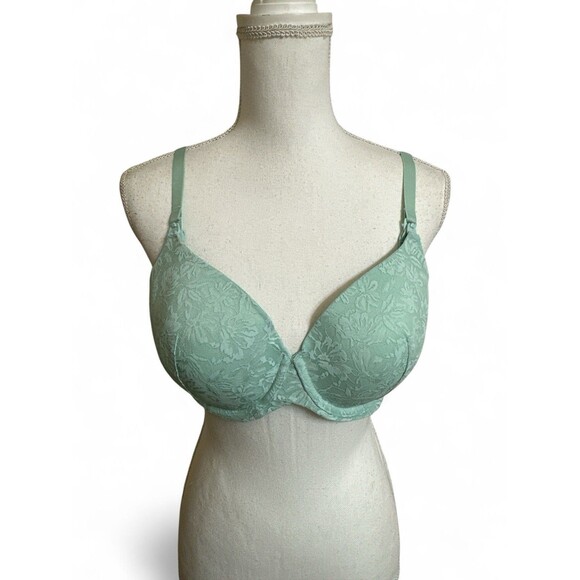 Auden Other - NWT Auden 36DD Green Lace Lightly Lined Full Coverage NURSING Bra Underwire